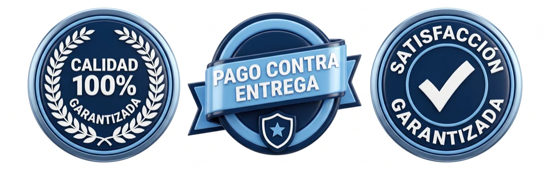 Calidad 100% garantizada · Pago contra entrega · Satisfacción garantizada