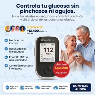GlucoNova glucómetro no invasivo — 2.900 con envío gratis a todo Chile