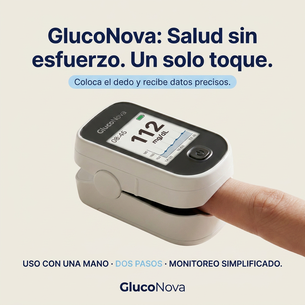 GlucoNova: salud sin esfuerzo, un solo toque