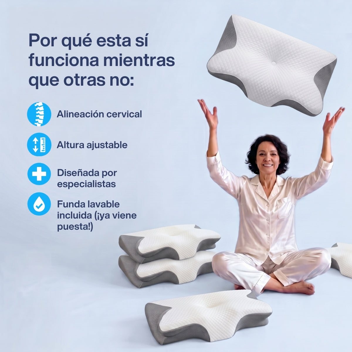 NovaSleep almohada cervical ergonómica, imagen 7