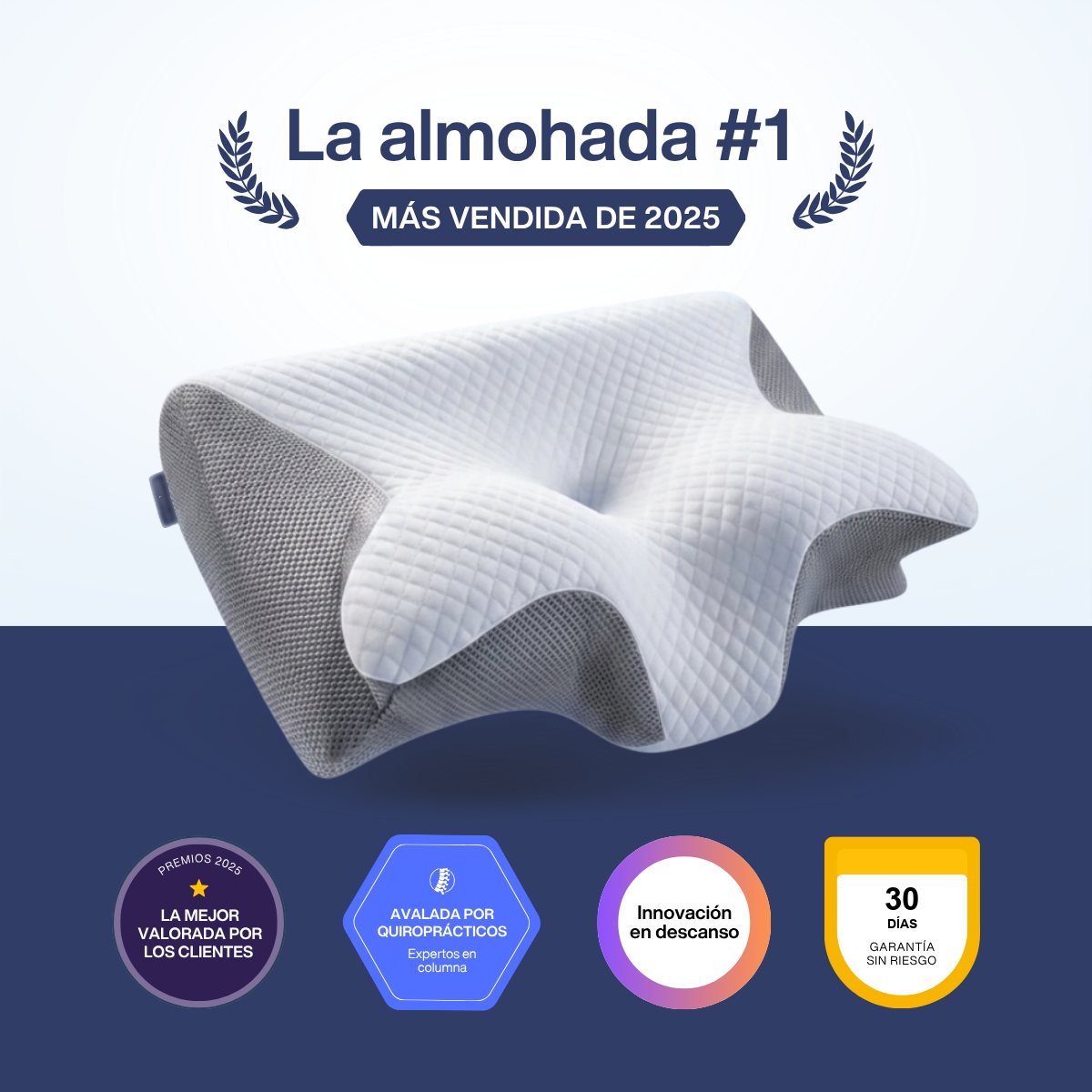 NovaSleep almohada cervical ergonómica, imagen 1